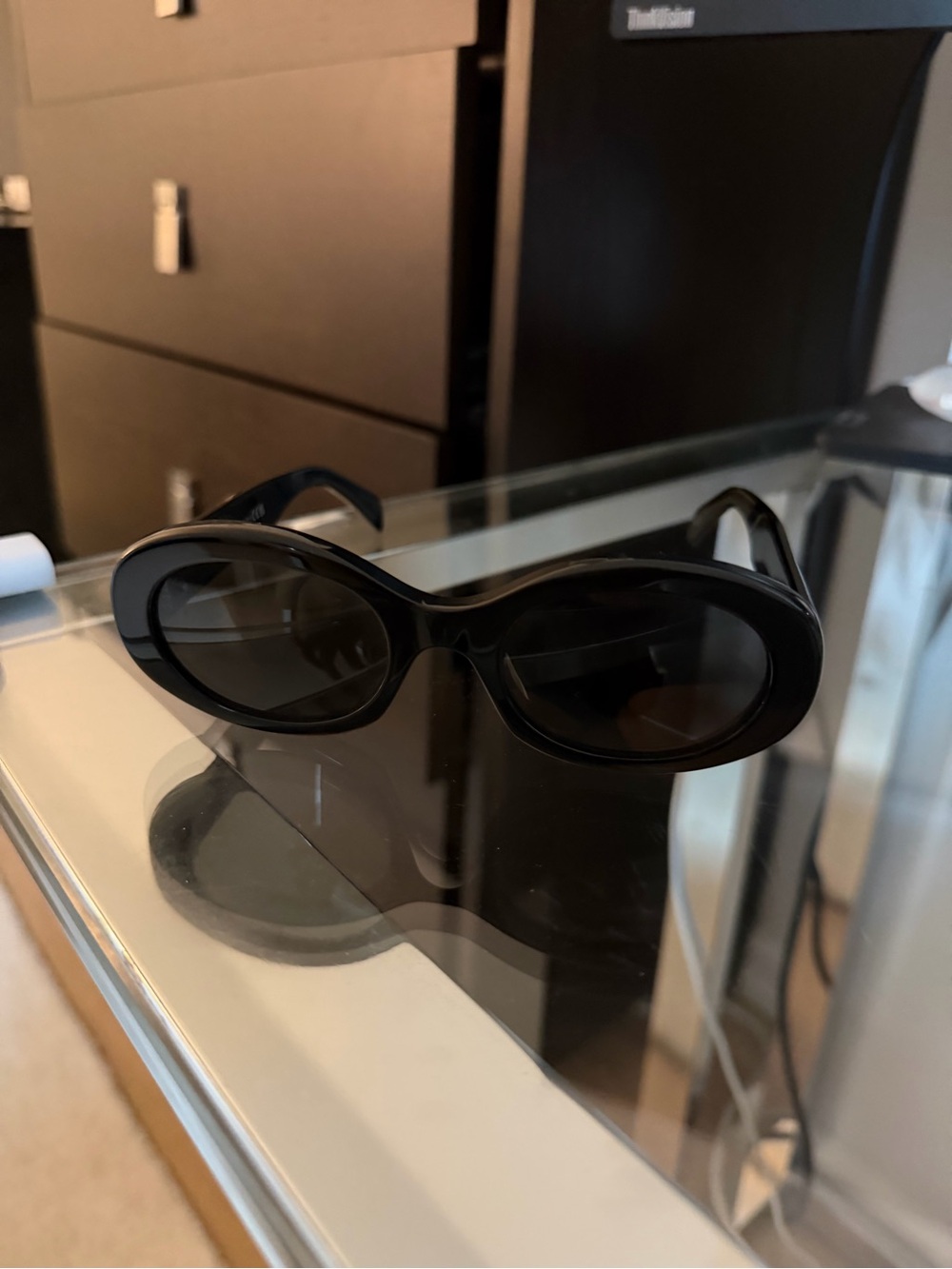 Celine Triomphe Black Sunglasses